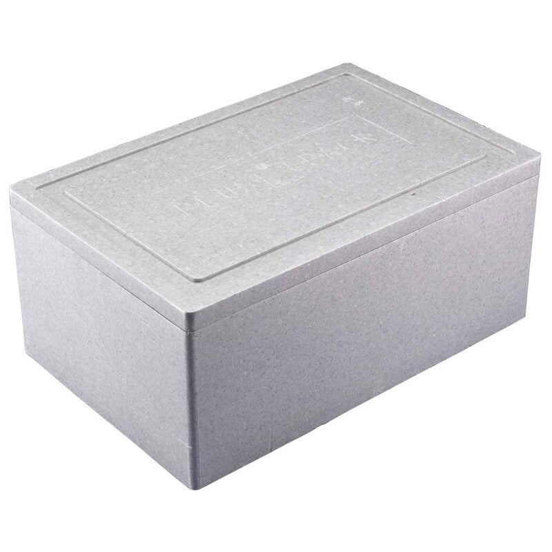 Termoisoleret skumkasse, Plus Pack, 1/1GN, Rektangulær, 595x388x262mm, Ekspanderet polystyren (EPS), grå, 1 stk