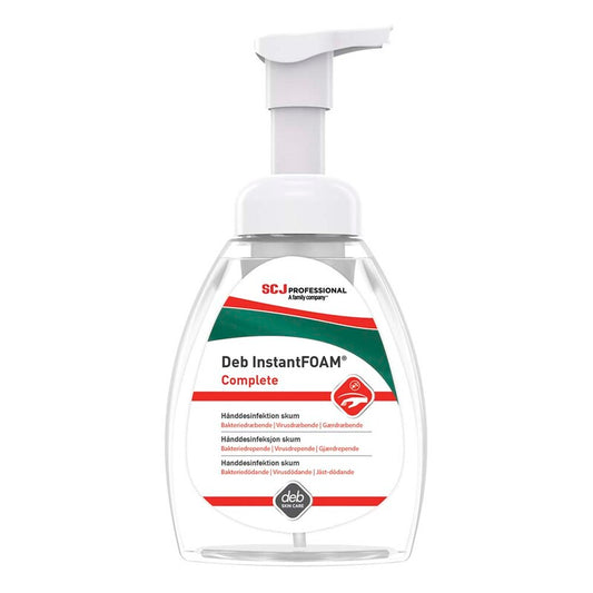 Hånddesinfektion skum, Deb, Instantfoam, Complete pumpeflaske, 250 ml