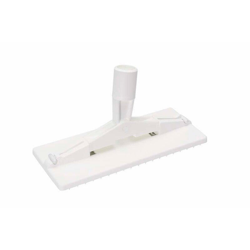 Skurenylon holder, Vikan, For shaft, hvid, 95mmx230mm