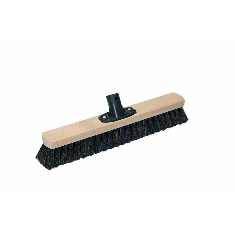 Fejekost, Vikan, Broom wood soft w/socket, rød/træ, 400mmx400mm