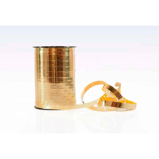 Gavebånd, 250.00 m, PP, metallic gold, 1 reel, No. 06