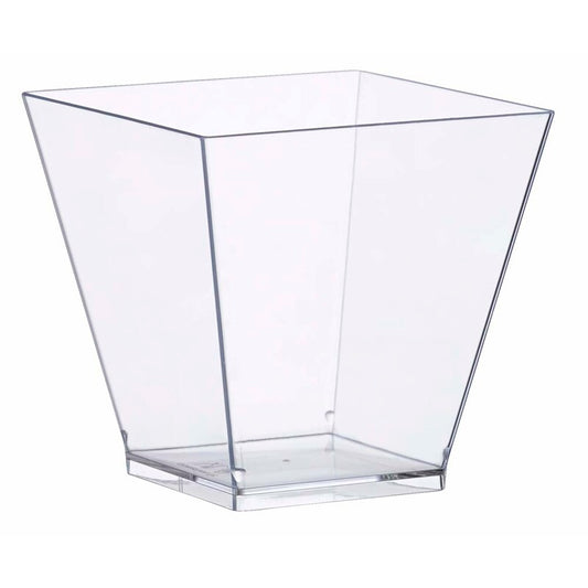 Dessertbæger, Kova, 220 ml, 72x72x72mm, PS, transparent, karton a 400 stk