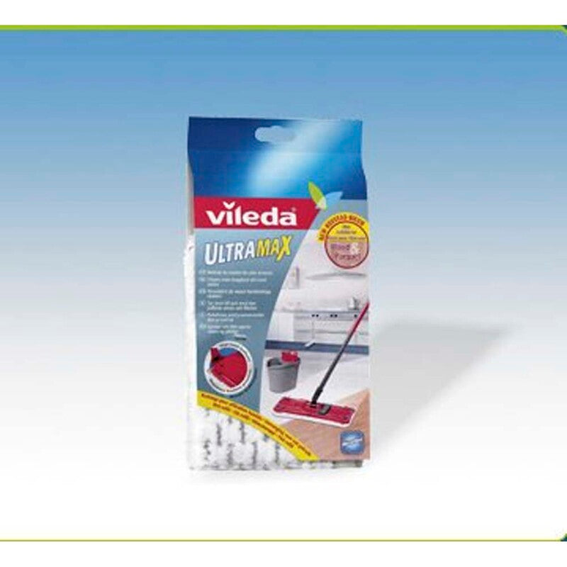 Mopper, Vileda, Ultra Max Refill wet, hvid, 360mm