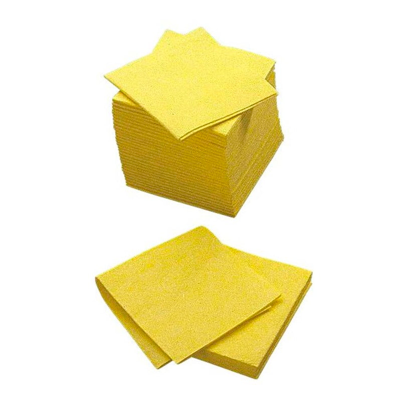 Alt-mulig-klude, Cleanline, gul, 380mmx380mm, 140g/m2, pakke a 10 stk