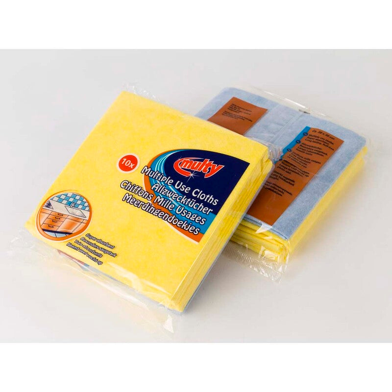 Alt-mulig-klude, Cleanline, assorteret, 380mmx380mm, 110g/m2, pakke a 10 stk