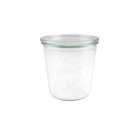 Sylteglas, Rund, Ø 100, højde 107, Glass, transparent, pakke a 6 stk, Weck, Fødevaregodkendt