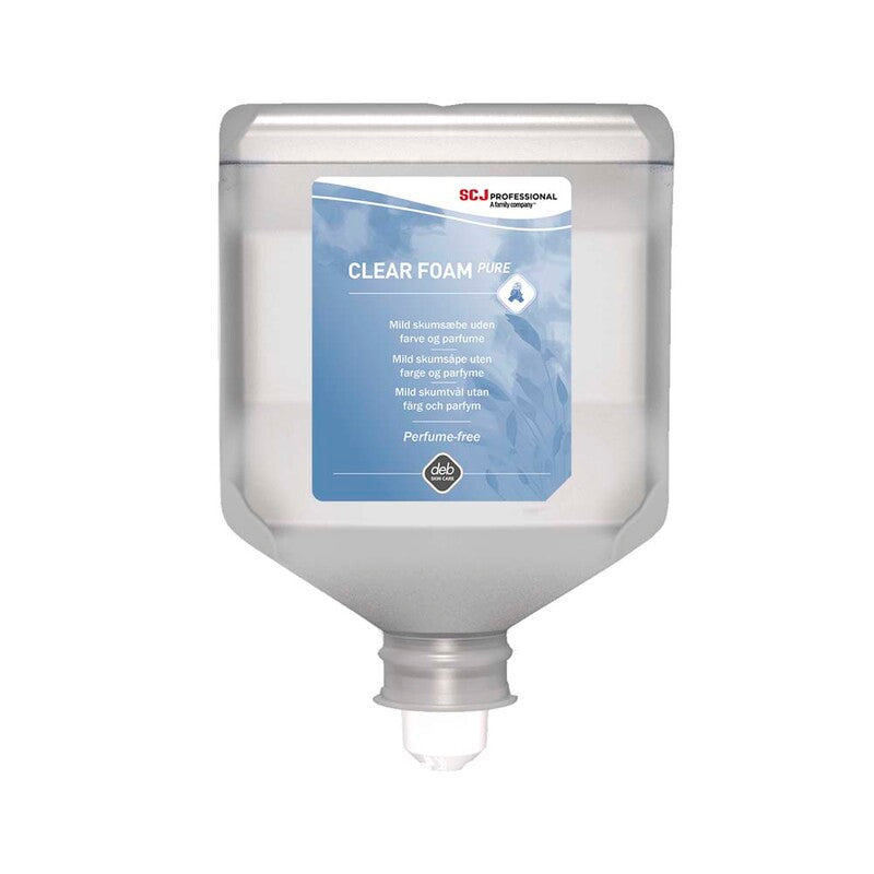 Skumsæbe, Deb, Clear Foam Pure, refill, 2 l