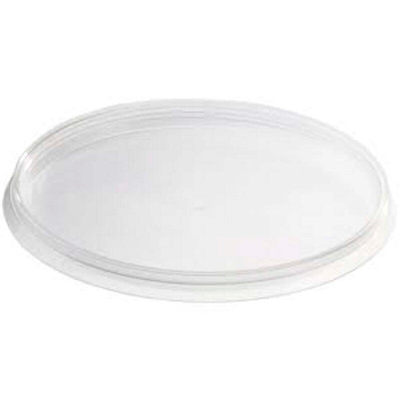 Plastbøtte, Handy-lock, Rund, 1180 ml, Ø 133, højde 150, PP, transparent, m/låg, æske a 180 sæt