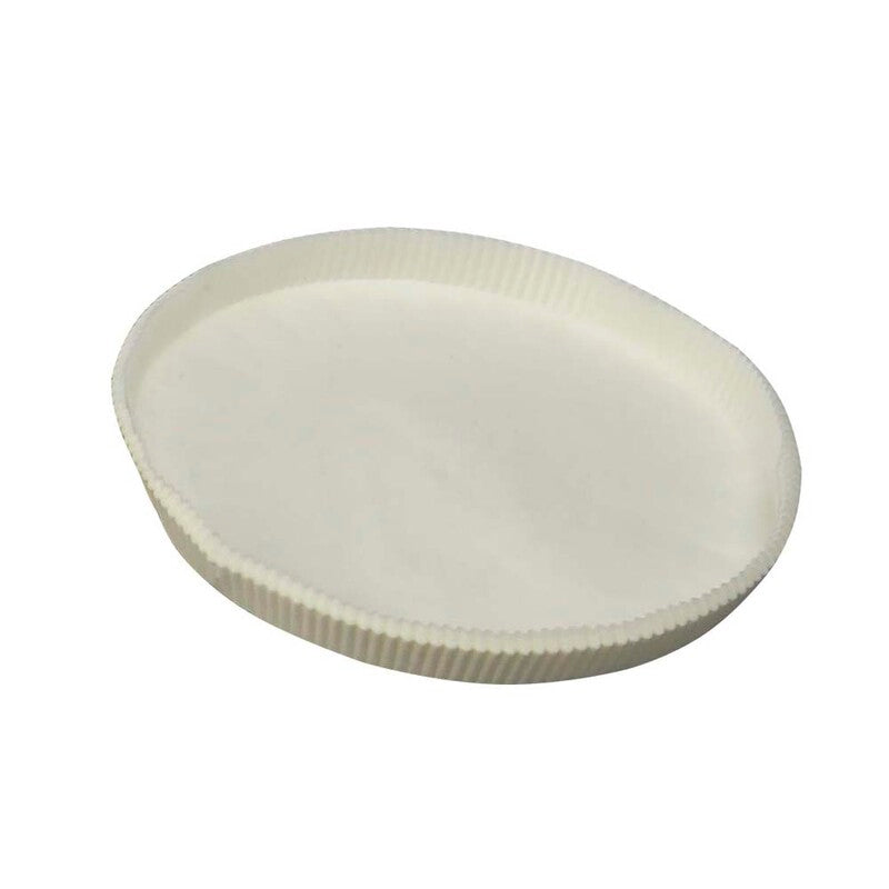 Bageform, Rund, højde 22 mm, indvendig diameter 210.0 mm, Pergamentpapir, 41 g/m2, hvid, pakke a 1000 stk, Nr. 1255