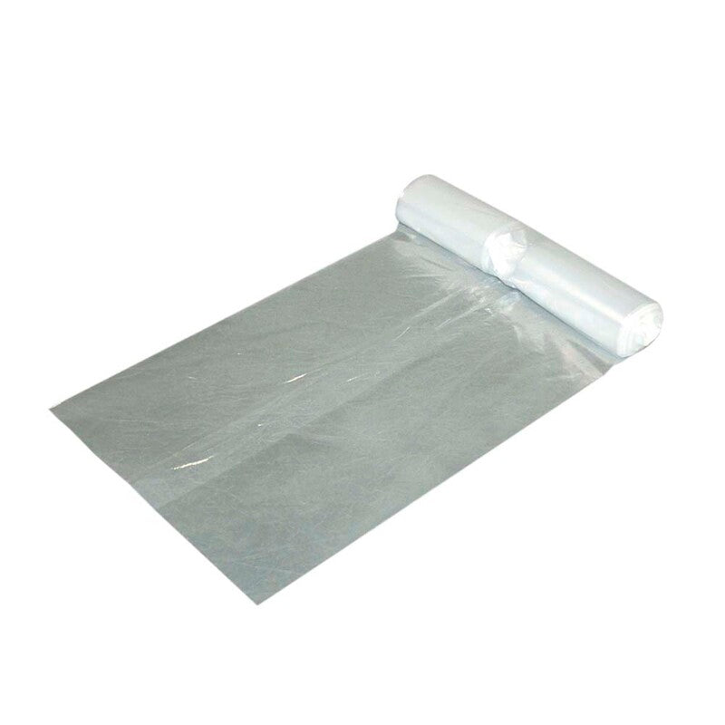 Affaldsposer, 15 µm, 500 x 600 mm, LD-PE, transparent, 30 l, rulle á 50 stk, 28 ruller