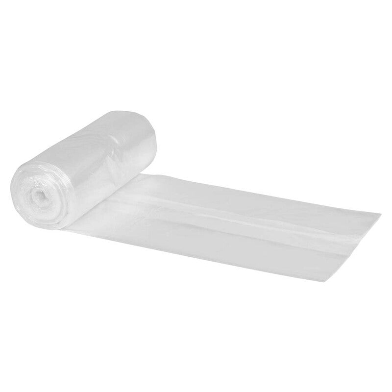 Affaldsposer, 15 µm, 600 x 850 mm, LD-PE, transparent, 50 l, rulle á 40 stk., 20 ruller