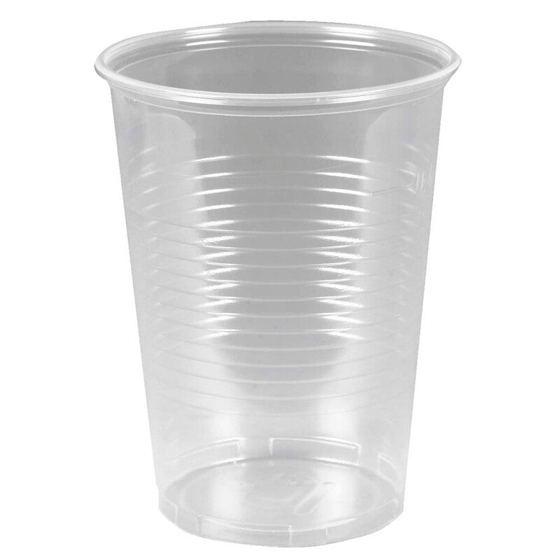 Drikkebæger Plast, 400 ml, PP, transparent, Blød til øl, pose a 50 stk, Fødevaregodkendt