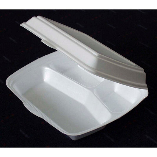 Skumbakke , 3-rums, 240x195x75mm, Extruded Polystyrene (XPS), hvid, pakke a 250 stk