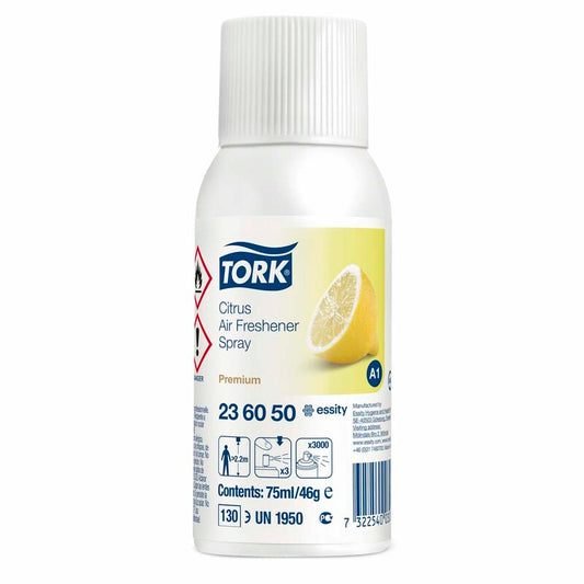 Luftfrisker, Tork, A1, Citrus, 75 ml, pakke a 12 stk