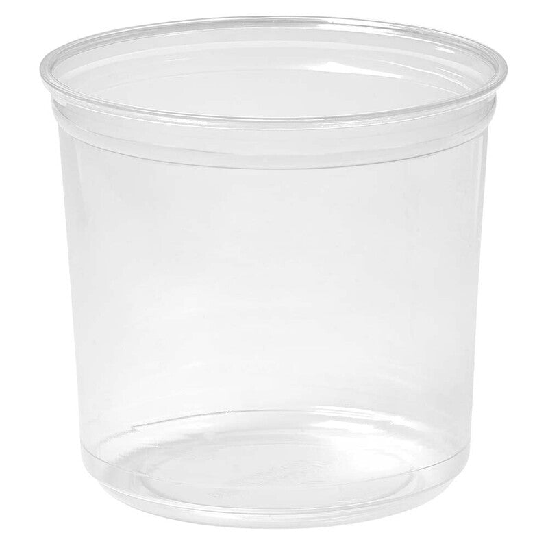 Skål, Duni Crystal Deli, 750 ml, 116x116x107mm, RPET, transparent, karton a 350 stk
