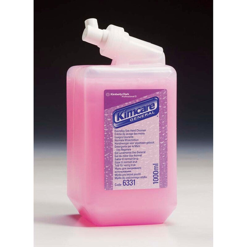 Cremesæbe, Kimberly-Clark, refill, 1 l, pink, karton a 6 stk