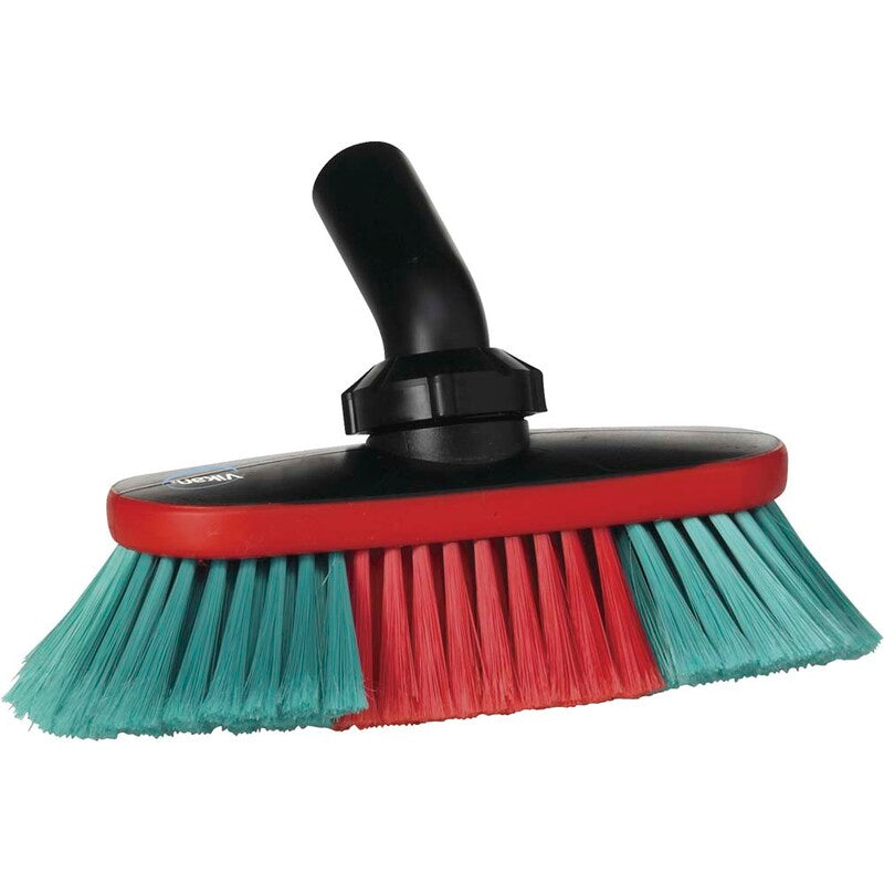 Autobørster, Vikan, Brush soft with water flow, sortx250mm