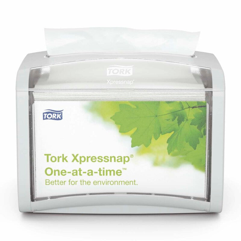 Servietdispenser, Tork, N4, Gray/Clear, grå/transparent