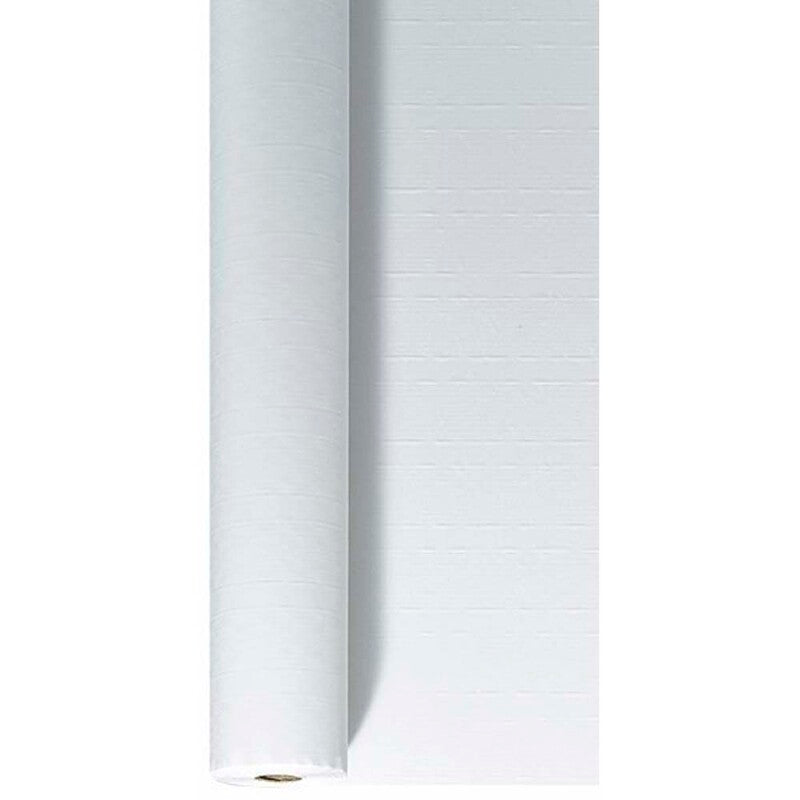 Rulledug, Papir, hvid, 1,2x50m