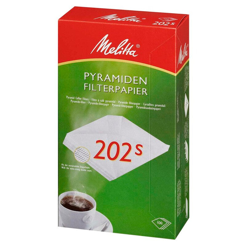 Kaffefilter Pyramide, 202, pakke a 100 stk