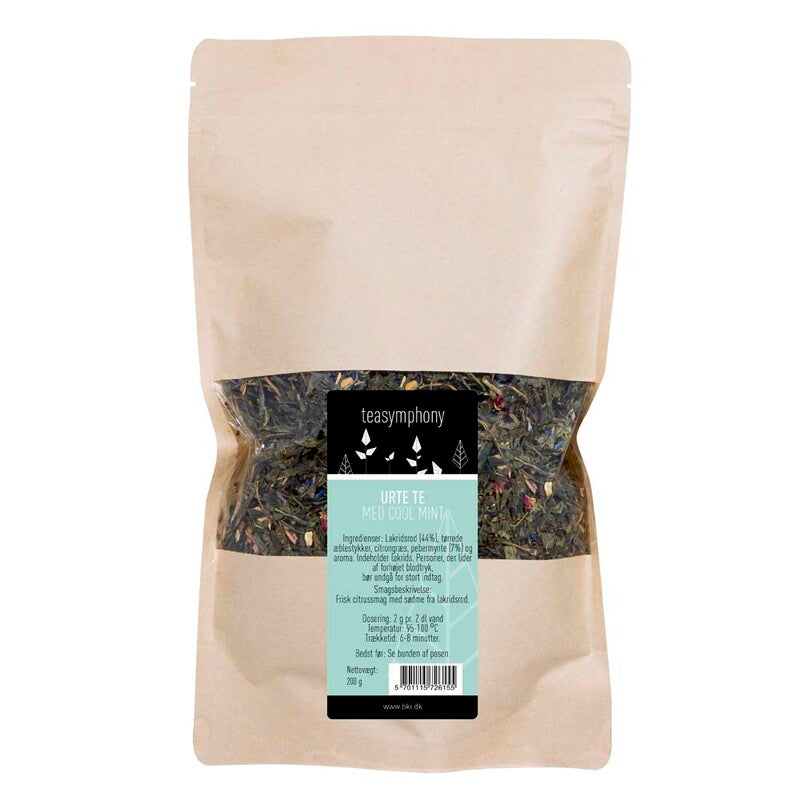 Te, BKI, Cool Mint Herbal Tea, pose med 200gr