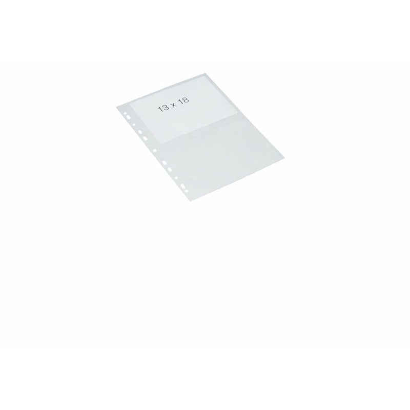 Fotolomme, Bantex, transparent, HØJ FORMAT, 130x180mm, plastik, pakke a 10 stk