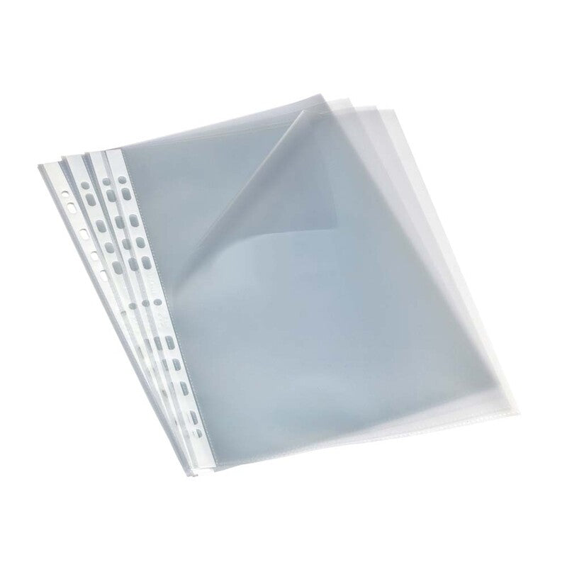 Plastlomme, Bantex, transparent, #BEN TOP/VENSTRE SIDE, 90µm, 210x297mm, plastik, pakke a 100 stk