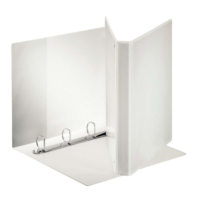 Hobbymappe, Esselte Maxi, hvid, MAXI, 20mm, 210x297mm, antal ringe: 4, PP, FSC Recycled Credit, 10 Units