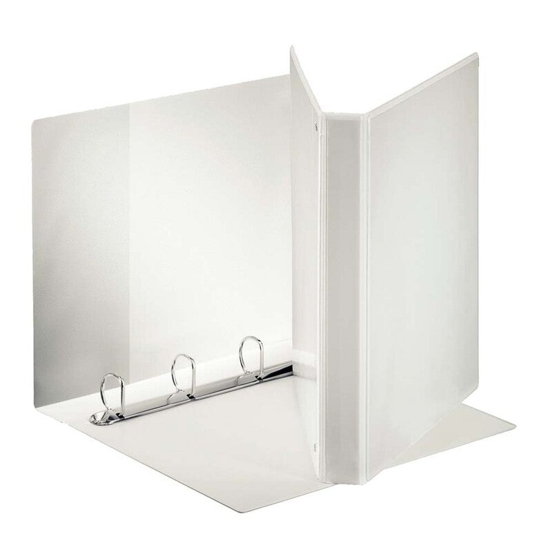 Hobbymappe, Esselte Maxi, hvid, MAXI, 25mm, 210x297mm, antal ringe: 4, PP, FSC Recycled Credit, 10 Units