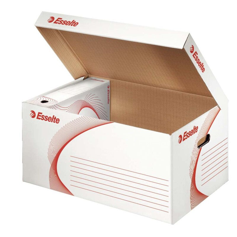 Storage box, Esselte, hvid, FSC Recycled Credit