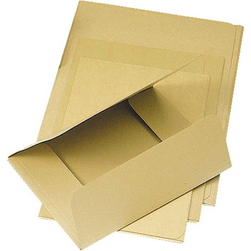 Elastikmappe, Mappe DFK, brun, 210x297mm, Karton, 25 Units