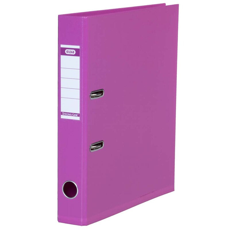 Brevordner, Elba, rød, 50mm, 210x297mm, antal ringe: 2, PP, 10 Units