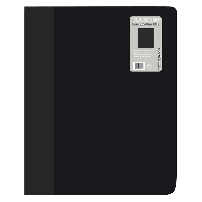 Demomappe, BNT Docusmart, sort, 210x297mm, plastik