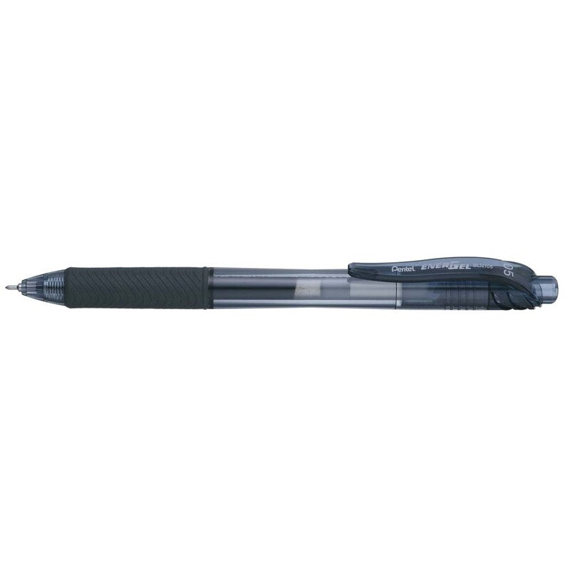 Gelpen, Pentel EnerGel, BLN105, 0,25MM, sort, Units 12