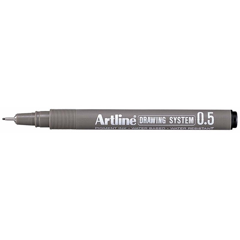 Drawingpen, Artline, EK235, 0,1-0,5MM, sort, 12 Units