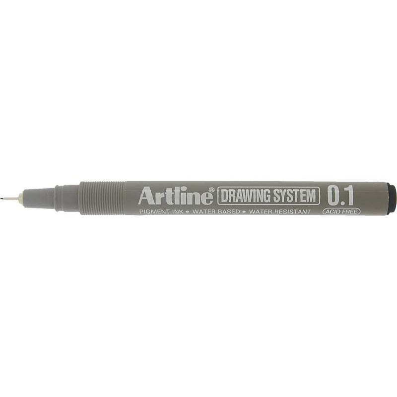 Fineliner, Artline, EK231, sort, 12 Units