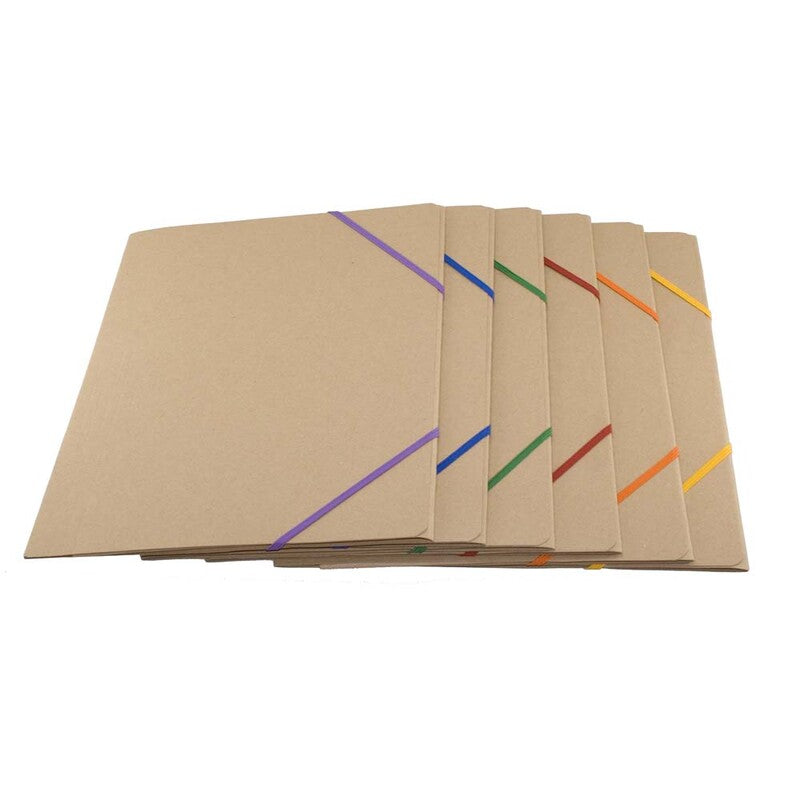 Elastikmappe, BNT Bnt/Office, grå, 210x297mm, Karton/elastik, 48 Units