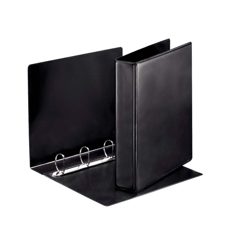 Indstiksringbing, Esselte, sort, 40mm, 210x297mm, antal ringe: 4, PP, FSC Recycled Credit, 10 Units