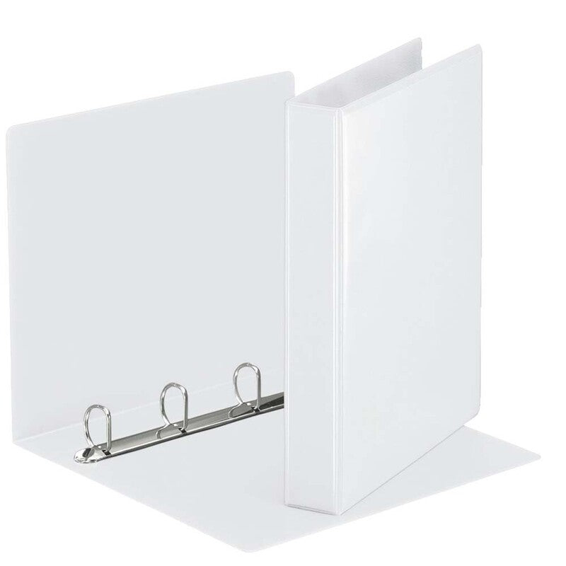 Hobbymappe, Esselte, grå, 30mm, 210x297mm, antal ringe: 4, PP, FSC Recycled Credit, 10 Units