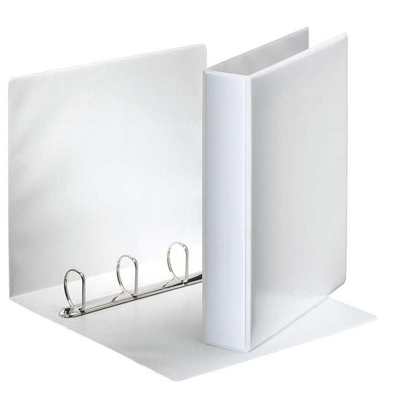 Hobbymappe, Esselte, grå, 40mm, 210x297mm, antal ringe: 4, PP, FSC Recycled Credit, 10 Units