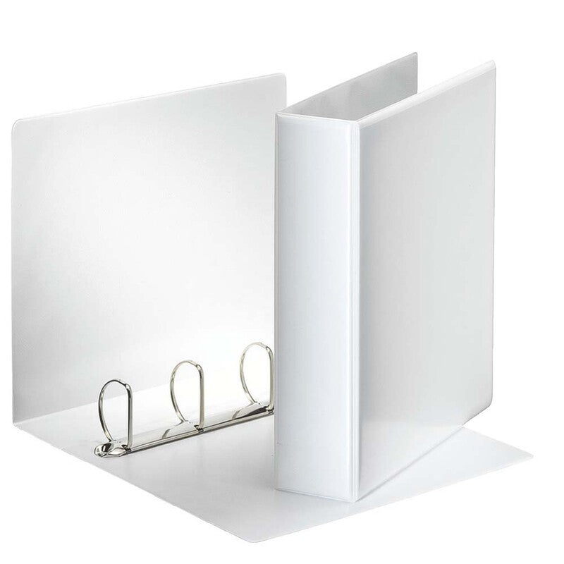 Hobbymappe, Esselte, grå, 50mm, 210x297mm, antal ringe: 4, PP, FSC Recycled Credit, 10 Units