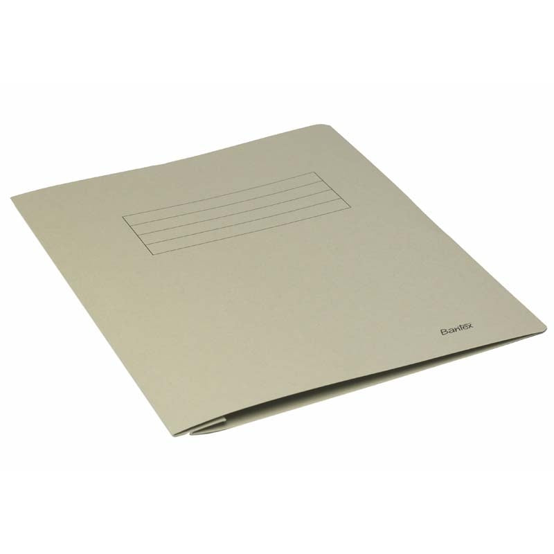 Elastikmappe, Bantex, grå, 240x318mm, 50 Units