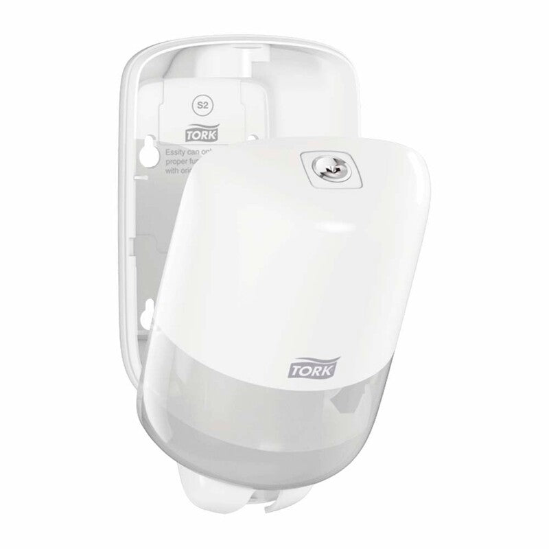 Sæbedispenser, Tork, S2, 0,475 liter, hvid