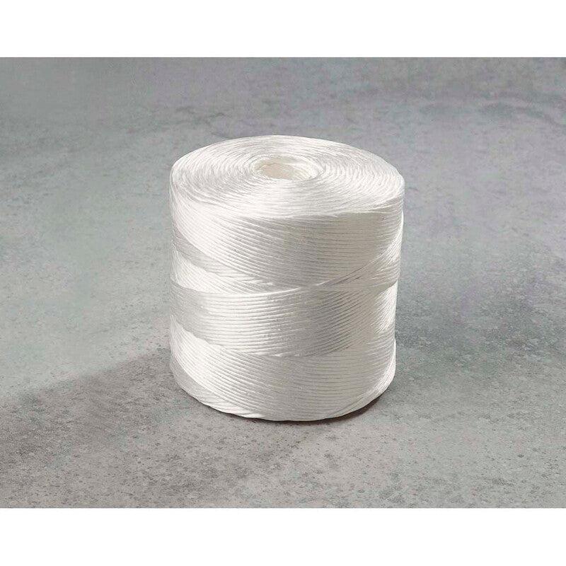 Snor, 2,5 mm, rullelængde: 600.00 m, PP, hvid, brudstyrke Resistant to 108 kg, Rulle, rullevægt: 1.60 kg, pakke a 1 rulle, Polykordel Revir