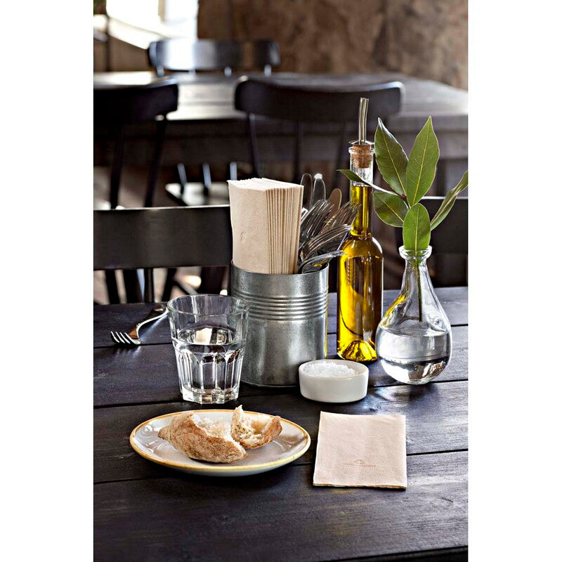 Frokostservietter, Tork, Advanced, 1/8-Fold, 2 lag, natur, 330mmx330mm, pakke a 200 stk, FSC Recycled Credit