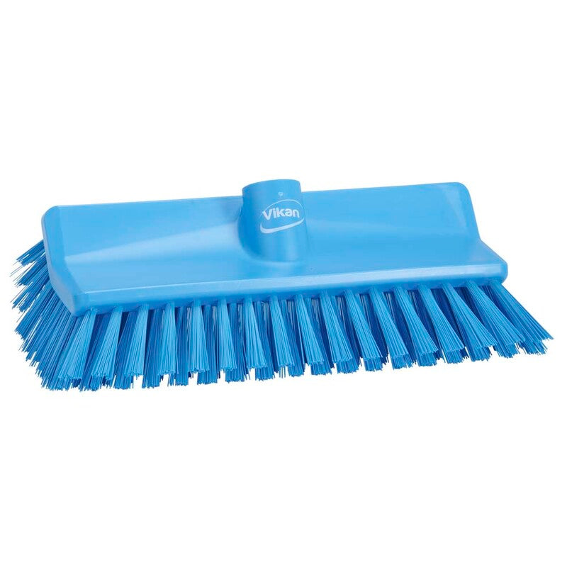 Gulvskrubbe, Vikan, High-low brush w/angle mediu, blå, 150mmx265mm x 100mm
