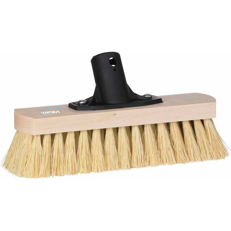 Håndbørste, Vikan, Tar/acid brush w/socket wood, brunx230mm