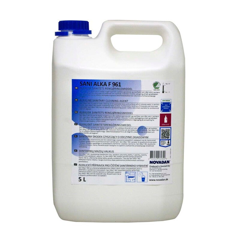 Sanitetsrengøring, Novadan, SANI ALKA F961, 5 l