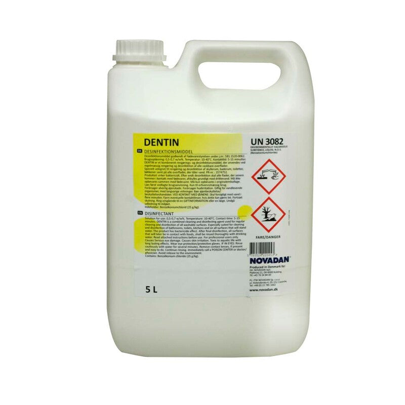 Desinfektion overflader, Novadan, Dentin, KOMBI, 5 l