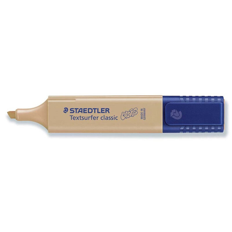 Tekstmarker, Staedtler Textsurfer, 364 C-450, 1-5MM, Skrå spids, sand, 10 Units